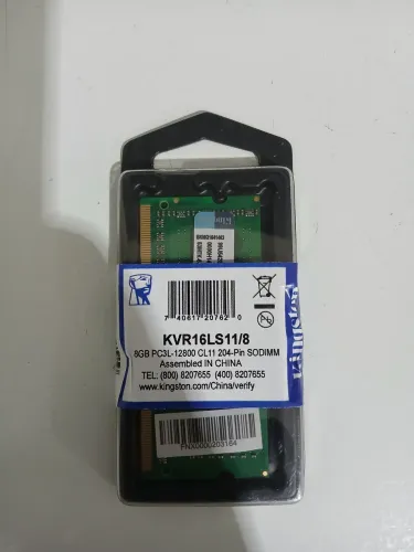 Memória 8gb DDR3 kingston