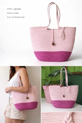 Bolsa Topaza Pella Corda 100% Algodão 
