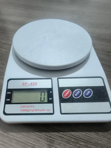 Balança Digital Eletrônica SF-400 cozinha precisão de 1g . Capacidade 10kg. Pilhas Novas