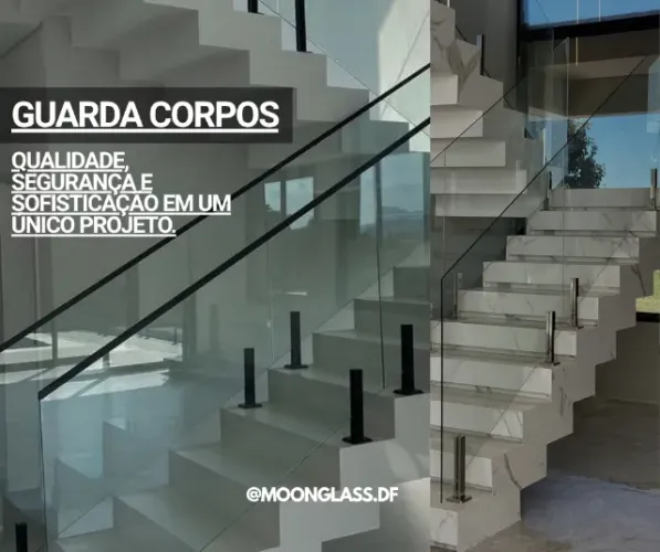 proteção nas escadas com guarda corpos personalizados