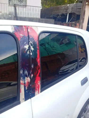 Adesivos automotivos da coluna da porta do carro e outros