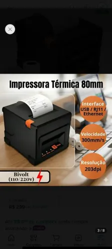 impressora semi nova