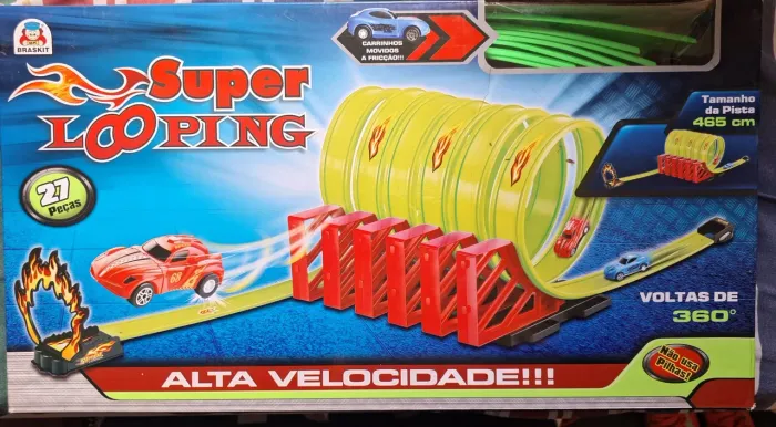 Pista de brinquedo Super Looping