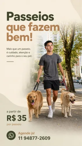 Passeio com seu cachorro