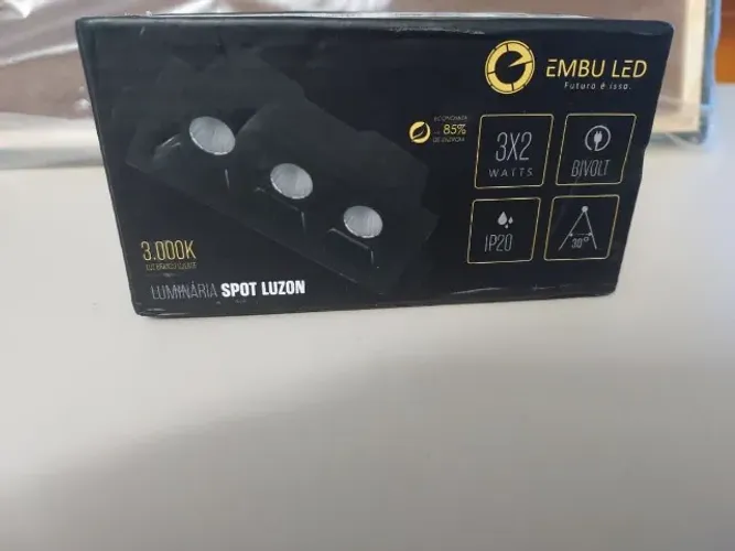 Luminária Spot Luzon Embu Led