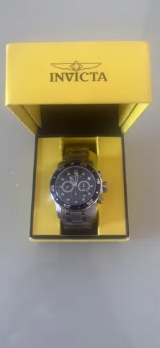 Relógio invicta Pro Diver fundo azul