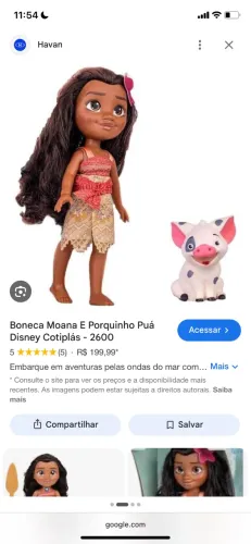Boneca moana nova
