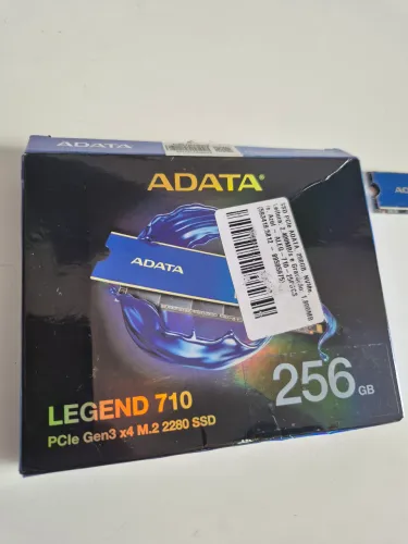 SSD NVME Adata 256 GB com Caixa nunca usado
