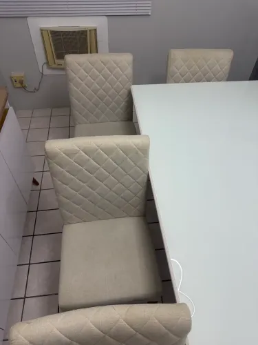 6 cadeiras de mesa de jantar usadas