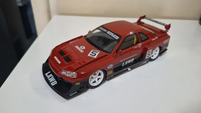 Miniatura Nissan Skyline GT-R R34 Liberty Walk 1:24