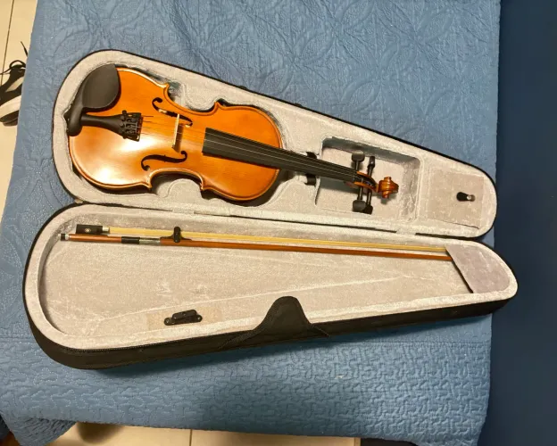 Violino Allegra T-1500 + acessórios - Ótimo custo-benefício