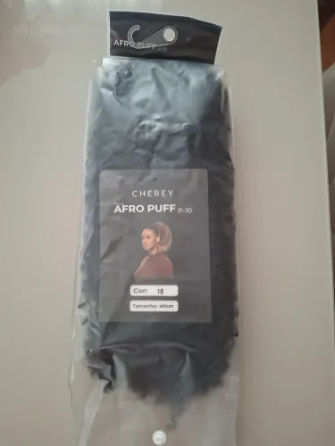 Vendo Afro puff preto (novo)