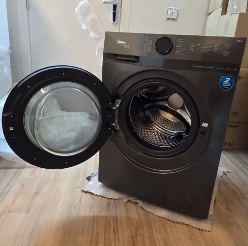 Lava e Seca Midea 11kg HealthGuard Smart Titânio - INVERTER