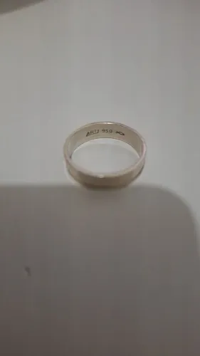 Aliança de Prata 950.