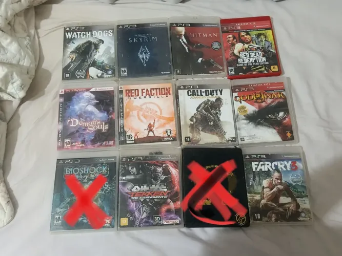 Jogos de PS3 variados títulos e preço