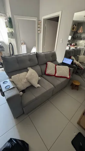 Sofá NOVO de 2 mts retrátil com IMPERMEABILIZAÇÃO