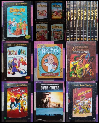 Lote DVDs de séries animadas antigas