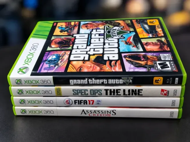 5 games de xbox 360