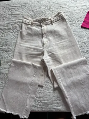 Calça branca jeans montaria youcom 