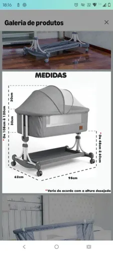 Berço Moisés PIPDIP