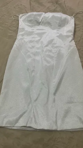 Vestido branco lindíssimo acetinado*