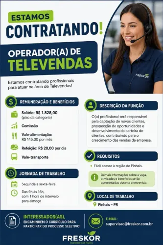 operador de televendas