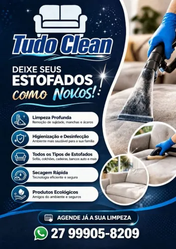 Promoção Limpeza de Sofá, Colchão, Cadeira jantar