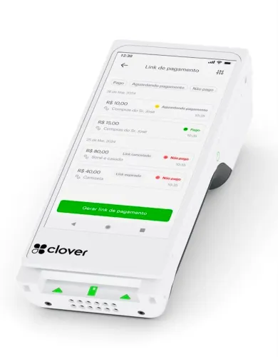 Maquininha de Cartão sem compra e sem aluguel - Fiserv / Clover Flex (Frete Grátis)