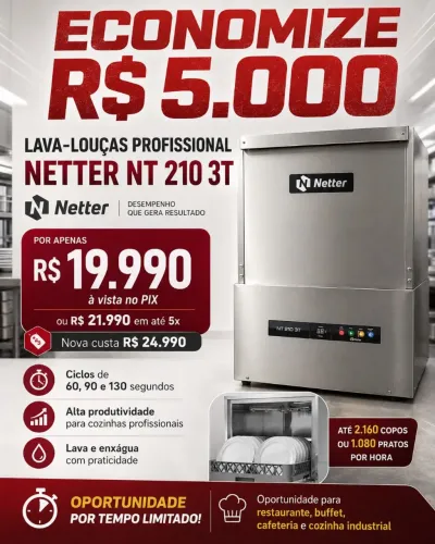 Maquina de lavar louça NT210