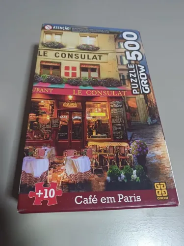 Quebra-cabeça café em Paris, lindo!!