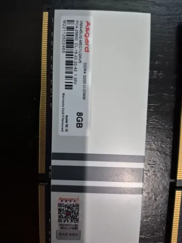 Memória RAM DDR4 Asgard Valkyrie 3200mhz Rgb 16gb 2x16gb CL18<br>