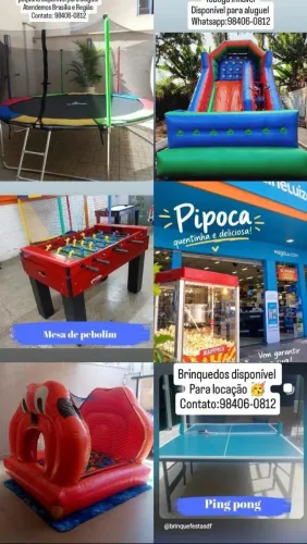 Locação de brinquedos para festas e eventos