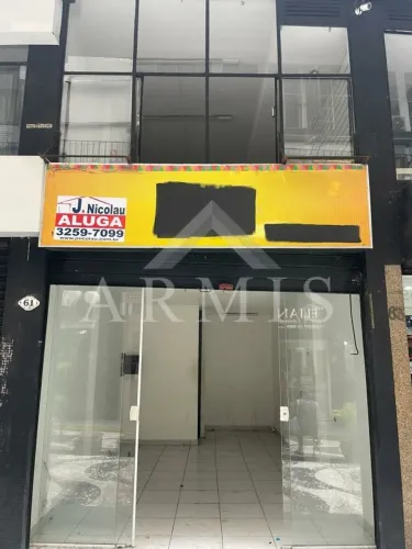 Loja de 60m² disponível para locação na República.