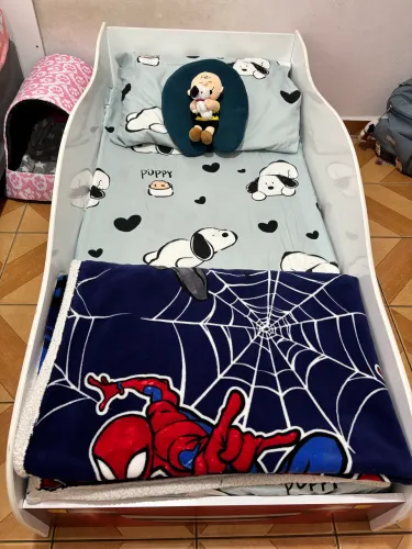 Cama infantil menino carros com colchão