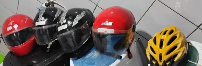 Capacete de motoqueiro