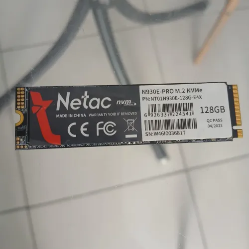 SSD NVME 128gb