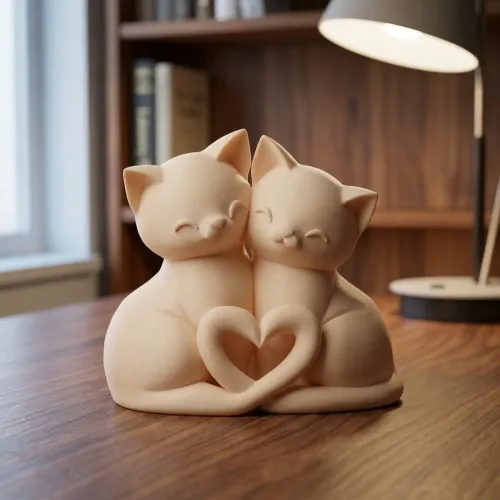 Decoração de Gatos 3D