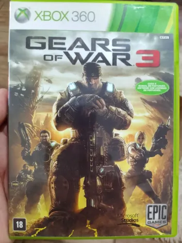 Jogo Gears Of War 1, 2 e 3 - Xbox 360