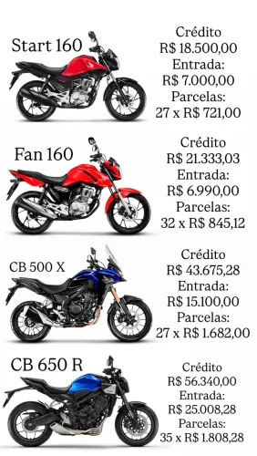 Todos os modelos a pronta entrega 