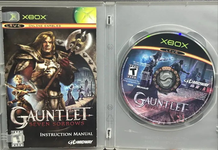 Gauntlet: Seven Sorrows - Xbox Classic Loose Original Americano