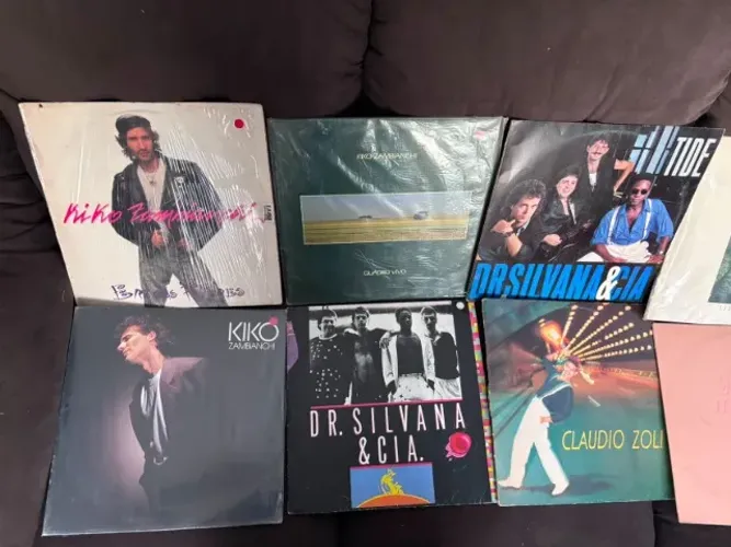 Discos de Vinil LP - Kiko Zambianchi | Claudio Zoli | Dr Silvana | Leo Jaime - Coleção
