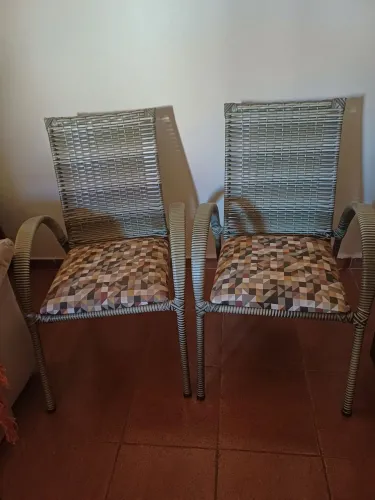 Cadeiras para área gourmet ou varanda.