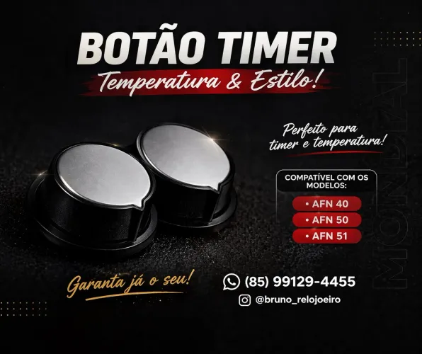 Botão de Air fryer