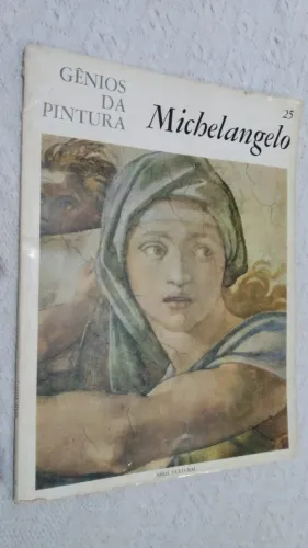 Coleção Gênios da Pintura Michelangelo fascículo 25 revista de arte.