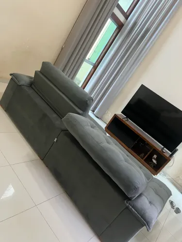 Sofá de luxo em veludo