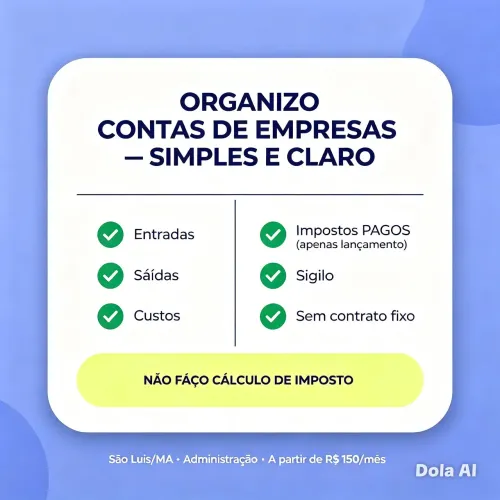? ORGANIZAÇÃO DE DADOS FINANCEIROS ? Pague só o mês que precisar!