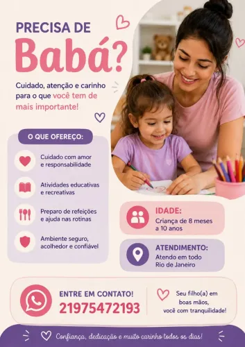Serviço de babá 