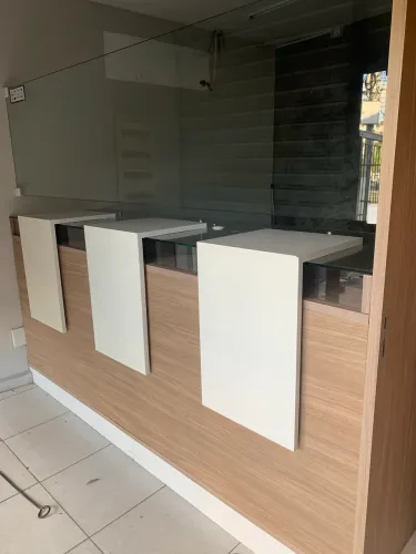 Balcão feito todo em MDF PLANEJADO