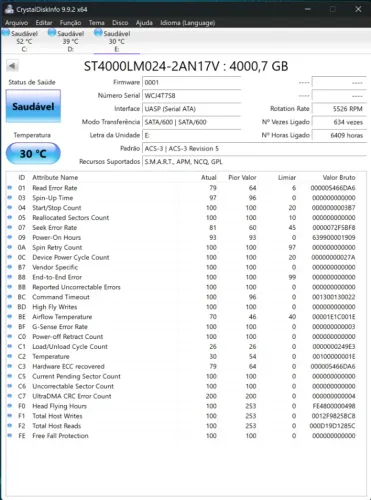 HDD Seagate Expansion com 4TB.
