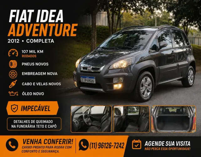 Fiat Idea Adv./ Adv.lock.dualogic 1.8 Flex 5P 2012